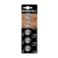 Батарейки Duracell CR2016-5BL, 5 шт., цена за 1 шт., отрывной блистер