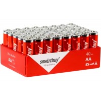 Батарейка алкалиновая LR6/40 bulk, 40 шт., цена за 1 шт., Smartbuy (SBBA-2A40S), картонная коробка