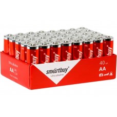 Батарейка алкалиновая LR6/40 bulk, 40 шт., цена за 1 шт., Smartbuy (SBBA-2A40S), картонная коробка