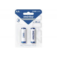 Аккумулятор Ni-Mh, AA/2BL, 2300 mAh, 2 шт, цена за 1 шт., Smartbuy (SBBR-2A02BL2300), блистер