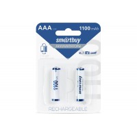 Аккумулятор Ni-Mh, AAA/2BL, 1100 mAh, 2 шт, цена за 1 шт., Smartbuy (SBBR-3A02BL1100), блистер