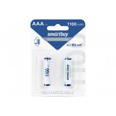 Аккумулятор Ni-Mh, AAA/2BL, 1100 mAh, 2 шт, цена за 1 шт., Smartbuy (SBBR-3A02BL1100), блистер