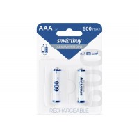 Аккумулятор Ni-Mh, AAA/2BL, 600 mAh, 2 шт, цена за 1 шт., Smartbuy (SBBR-3A02BL600), блистер