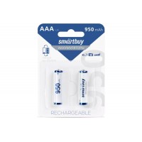 Аккумулятор Ni-Mh, AAA/2BL, 950 mAh, 2 шт, цена за 1 шт., Smartbuy (SBBR-3A02BL950), блистер