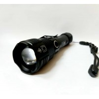 Фонарь ручной 4LED ZOOM (белый+красный+ультрафиолетовый+зеленый), YYC-1818 (YYC-1818-4IN1), черный