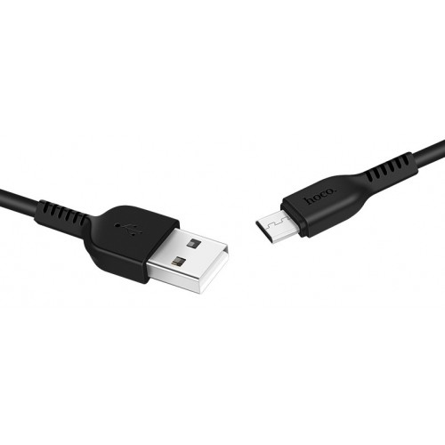 Кабель USB - micro USB, Hoco X13 TPE Easy, 2.4 A, 1м, черный